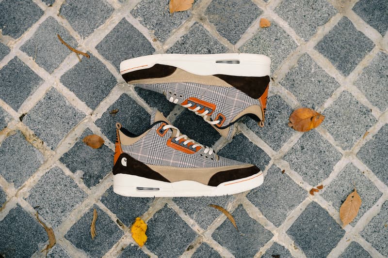 BespokeIND 打造全新 Air Jordan 3「Carhartt WIP」定製配色