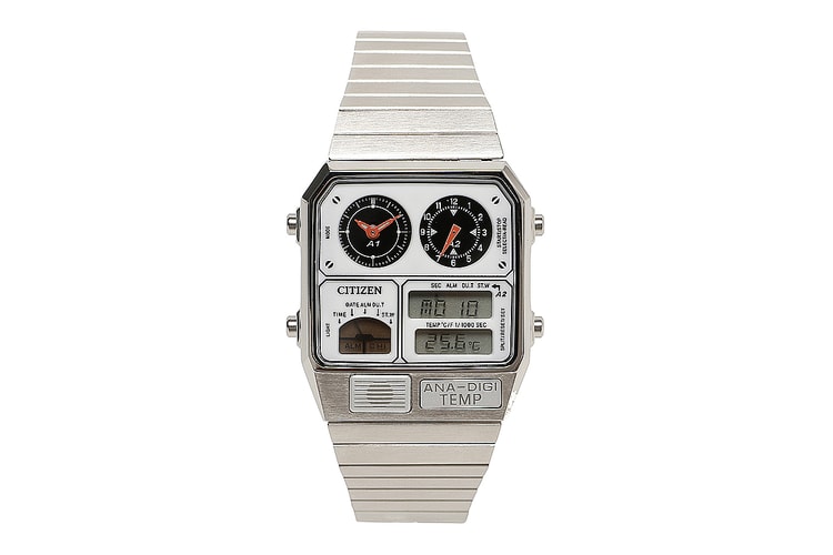 Citizen x BEAMS 復刻 80 年代「ANA-DIGI TEMP」腕表