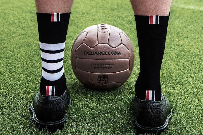 Thom Browne 与 FC Barcelona 合作官方場外制服