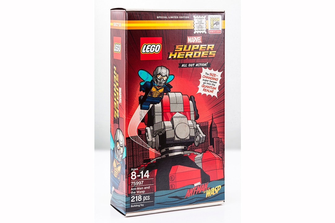 LEGO 發佈 Marvel《蟻俠2：黃蜂女現身》組合