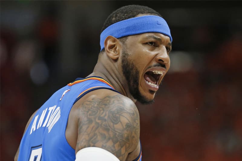 NBA 交易消息 − Carmelo Anthony 受訪時再次拒絕以「替補球員」出賽！