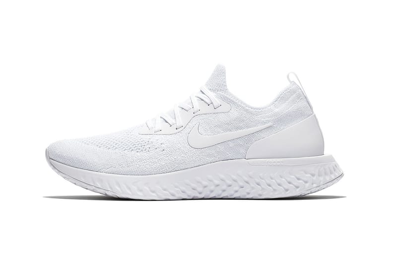 Nike Epic React Flyknit 全新「Triple White」配色上架