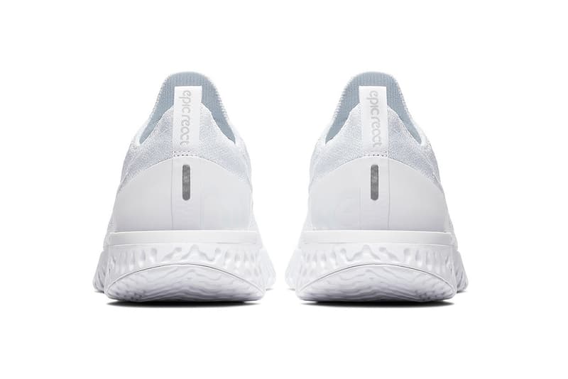 Nike Epic React Flyknit 全新「Triple White」配色正式上架