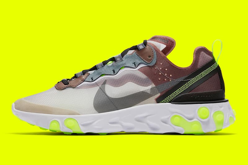 Nike React Element 87 全新「Dark Grey」及「Desert Sand」配色官方圖片釋出