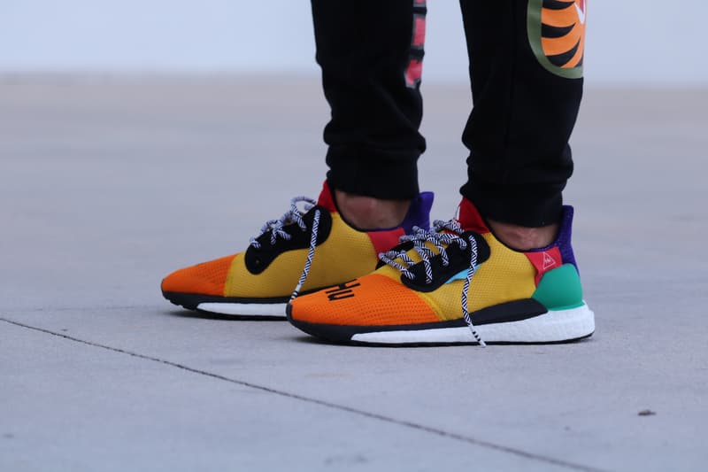 Pharrell x adidas 全新聯名 Solar Hu Glide St 上腳預覽