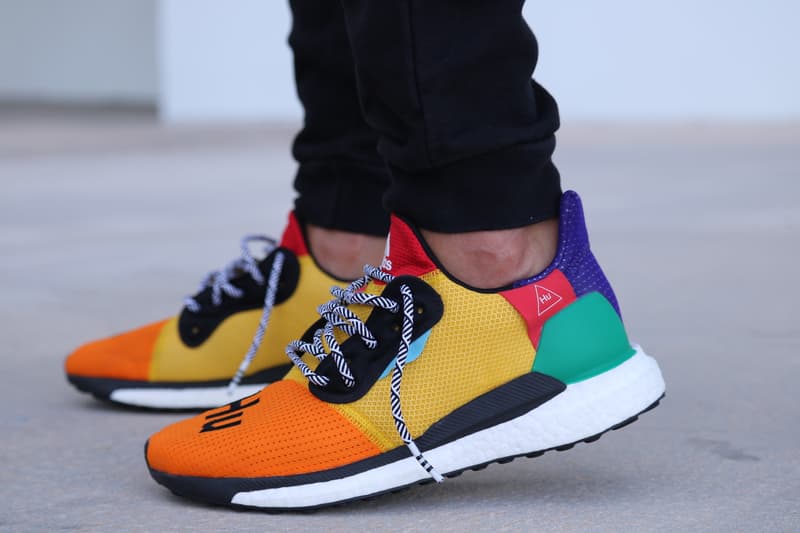 Pharrell x adidas 全新聯名 Solar Hu Glide St 上腳預覽