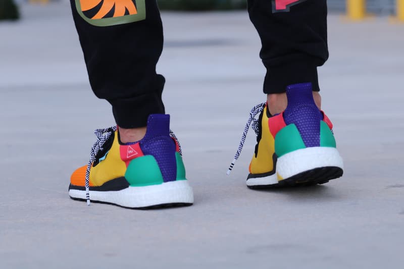 Pharrell x adidas 全新聯名 Solar Hu Glide St 上腳預覽