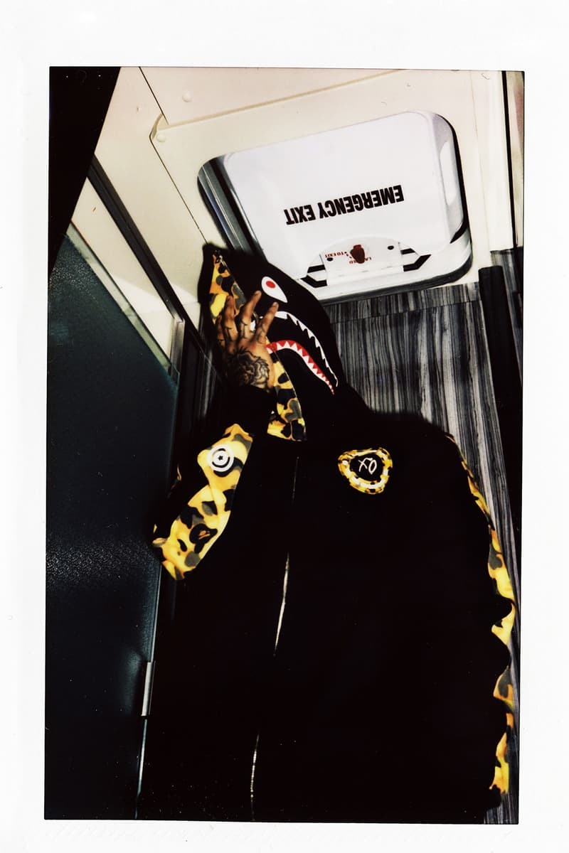 The Weeknd 正式發布 A BATHING APE® x XO 聯名系列