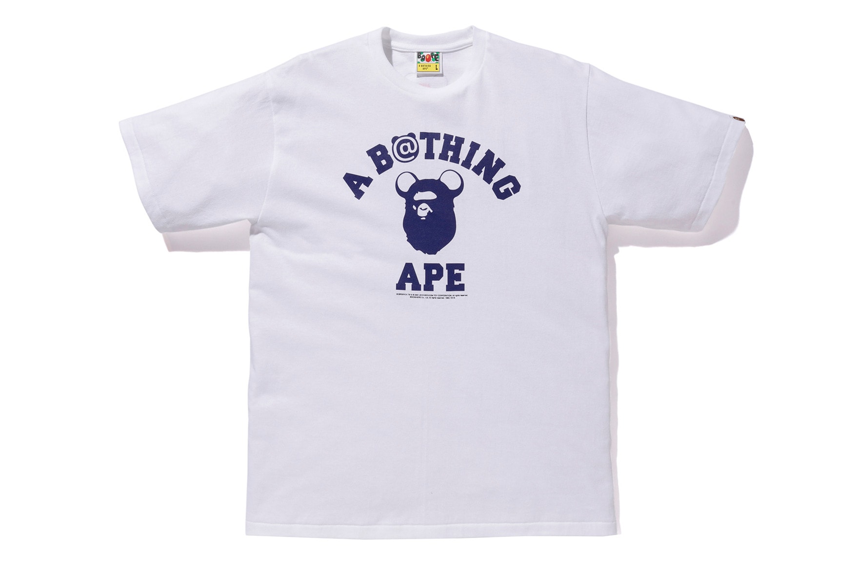 A BATHING APE® x Medicom Toy 全新 BE@RBRICK 聯名 T-Shirt 系列