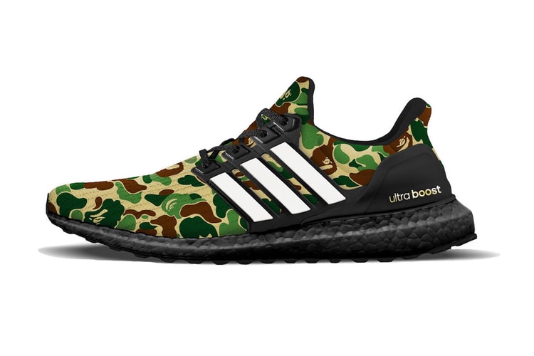 A BATHING APE® x adidas 2019 聯名 UltraBOOST 最新預覽圖及發售信息釋出