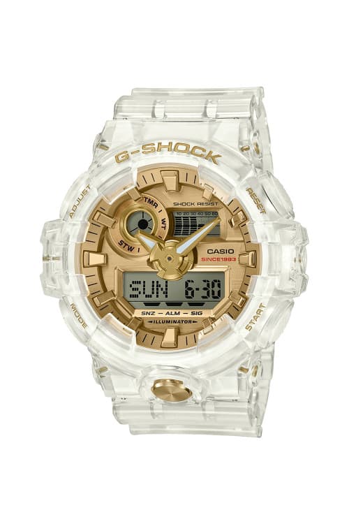 G-SHOCK 推出透明錶殼「Glacier Gold」35 周年別注系列