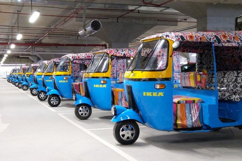 IKEA 為印度首家門店推出太陽能三輪車