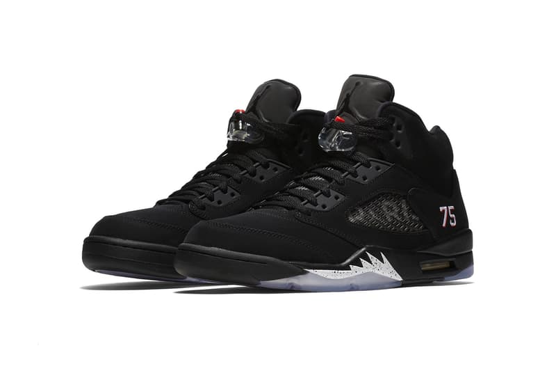 Paris Saint-Germain x Air Jordan 5 官方圖片釋出