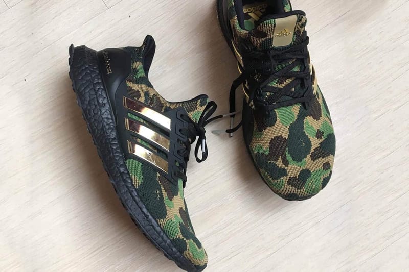 A BATHING APE® x adidas 全新聯名 UltraBOOST 實物諜照曝光