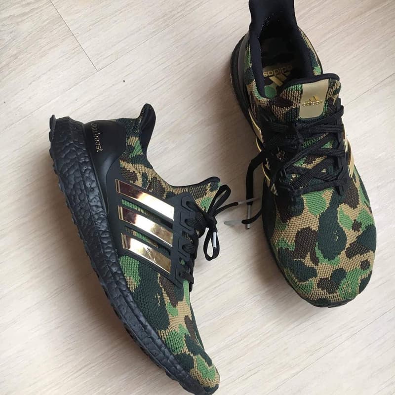 A BATHING APE® x adidas 全新聯名 UltraBOOST 實物諜照曝光