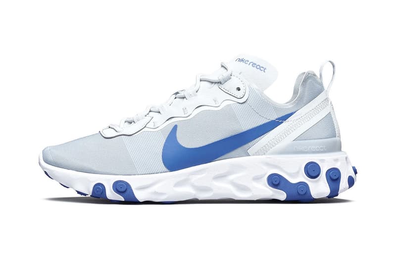 搶先預覽 Nike React Element 55 全新「Racer Blue」配色