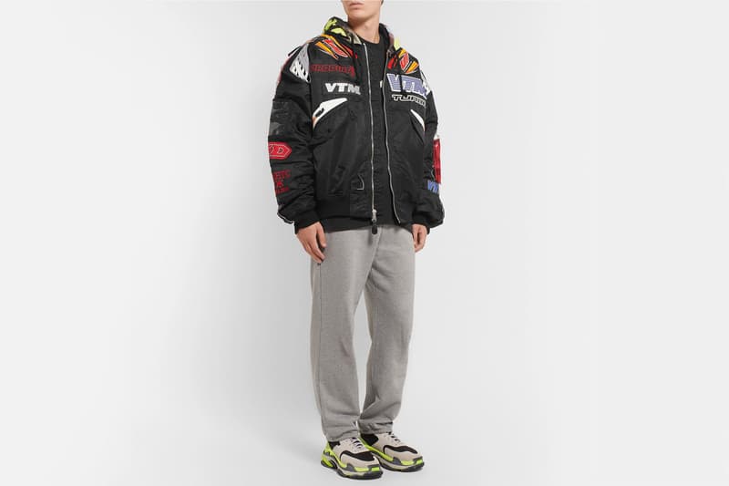 Vetements x Alpha Industries 聯名飛行員夾克上架