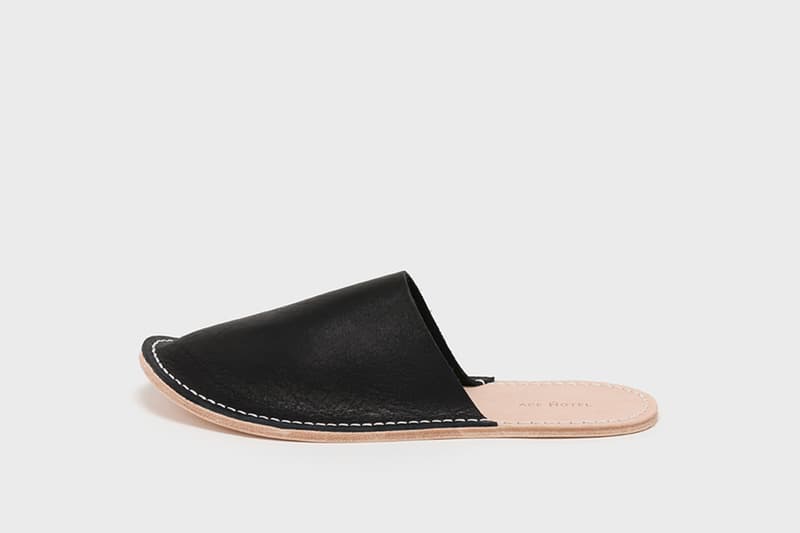 Ace Hotel 與 Hender Scheme 推出聯名皮革居家拖鞋