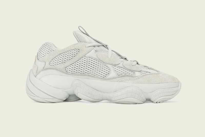 adidas YEEZY 500 全新配色「Salt」官方圖片釋出