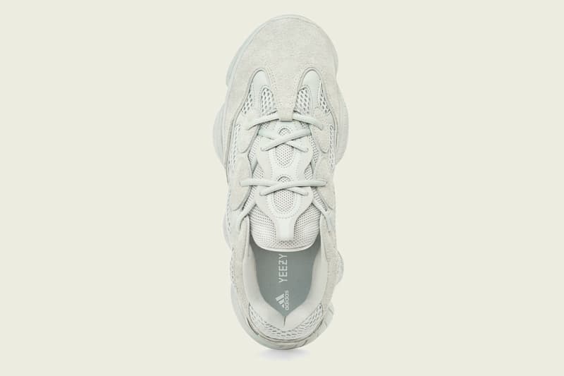 adidas YEEZY 500 全新配色「Salt」官方圖片釋出