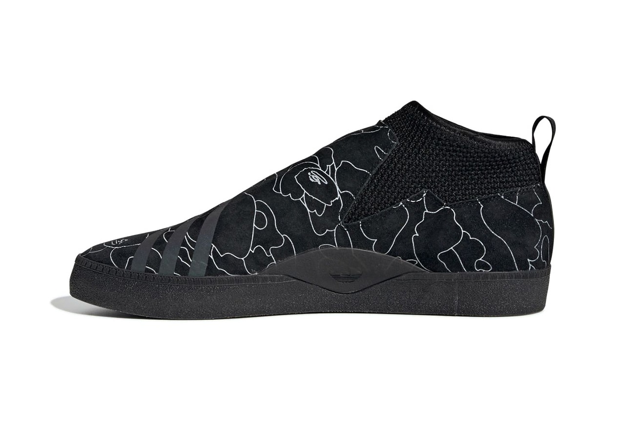 搶先預覽 A BATHING APE® x adidas Skateboarding 聯名 3ST.002 鞋款