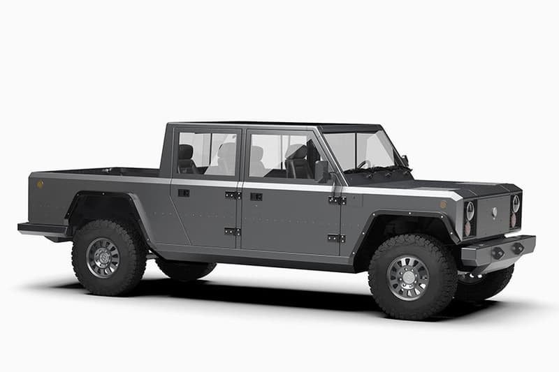 Bollinger Motors 推出炭灰色鋁製電動 Pickup Truck 貨卡車