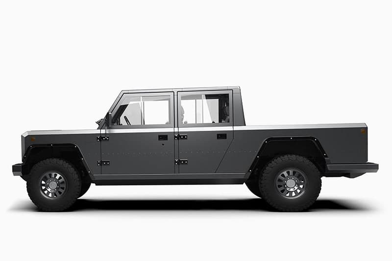 Bollinger Motors 推出炭灰色鋁製電動 Pickup Truck 貨卡車