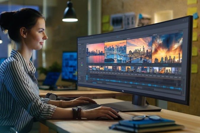 Dell 發佈全球首款 49" 弧形屏幕顯示器
