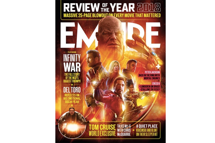 《Empire》最新一期「Thanos 彈指毀滅」獨家封面釋出
