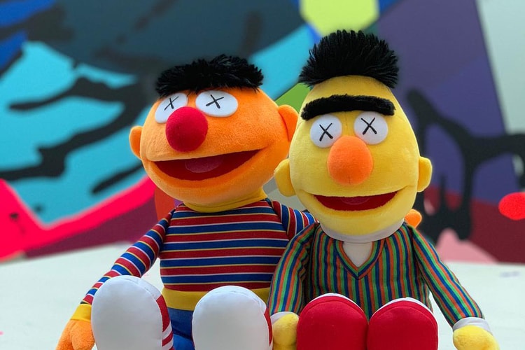 KAWS 曝光《Sesame Street》Ernie 及 Bert 毛絨公仔全貌