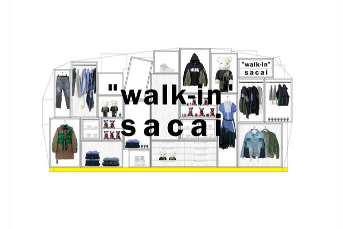 sacai 於 Lane Crawford 開設期間限定店 "walk-in"