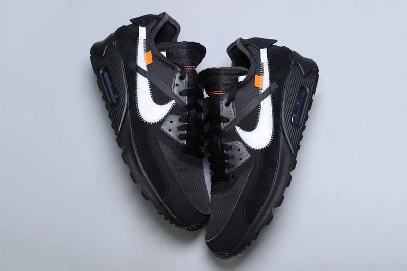 率先近賞 Off-White™ x Nike Air Max 90 全新黑色版本