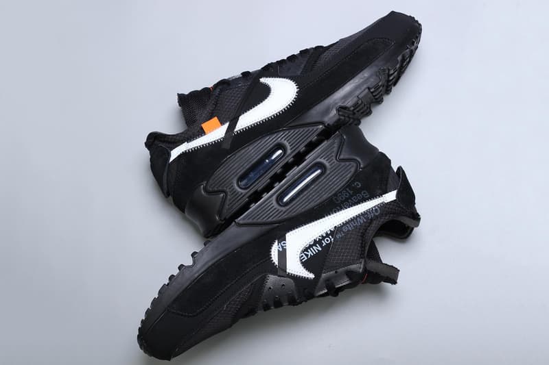 率先近賞 Off-White™ x Nike Air Max 90 全新黑色版本