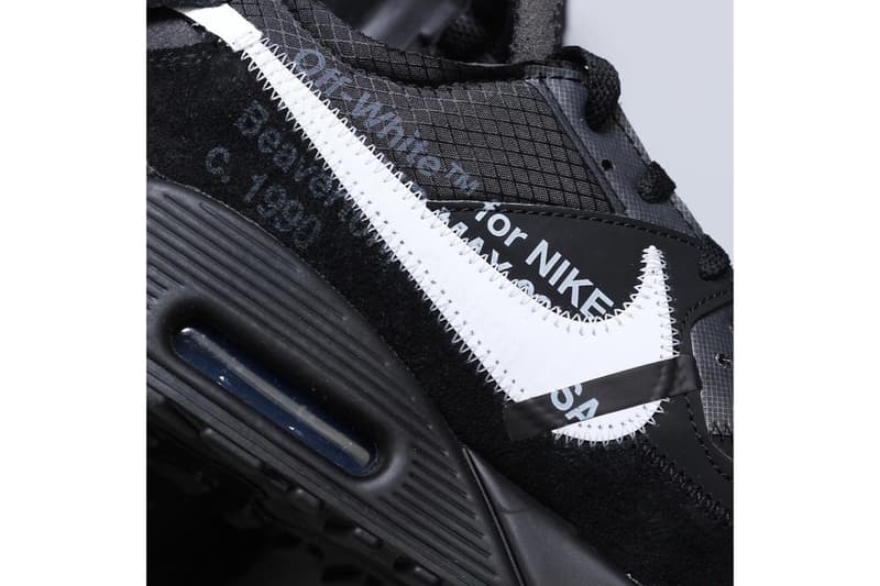 率先近賞 Off-White™ x Nike Air Max 90 全新黑色版本