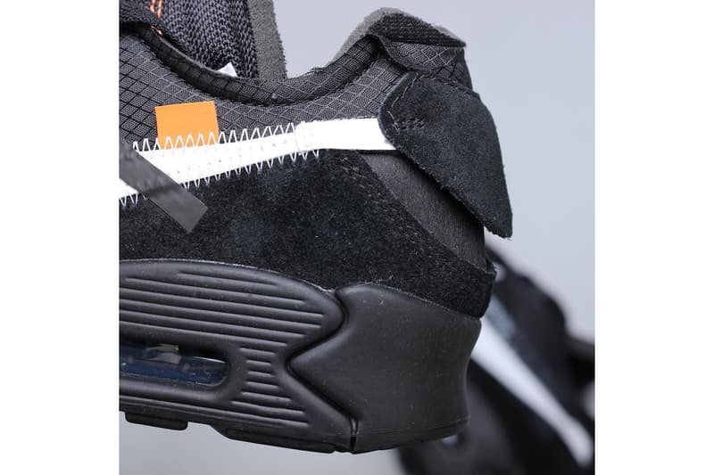 率先近賞 Off-White™ x Nike Air Max 90 全新黑色版本