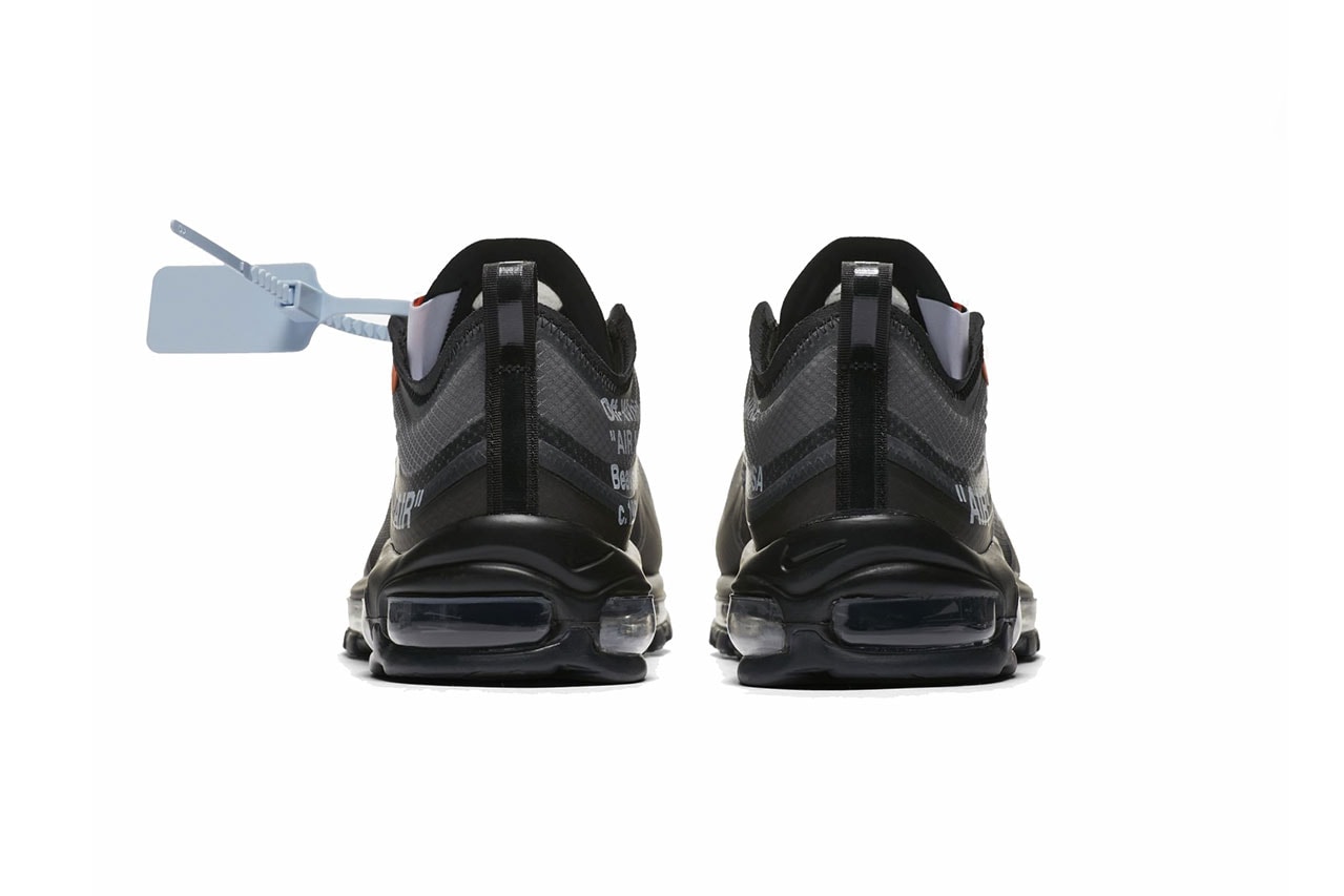 Off-White™ x Nike Air Max 97 全新黑色版本官方圖片釋出