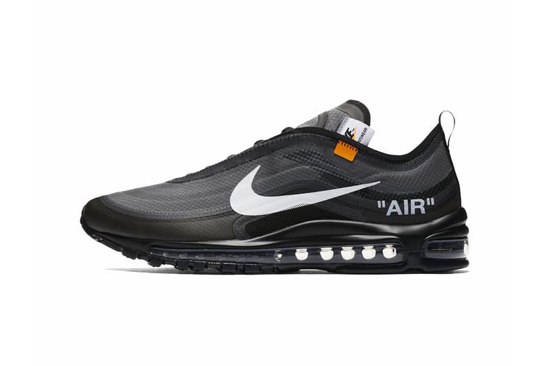 Off-White™ x Nike Air Max 97 全新黑色版本官方圖片釋出