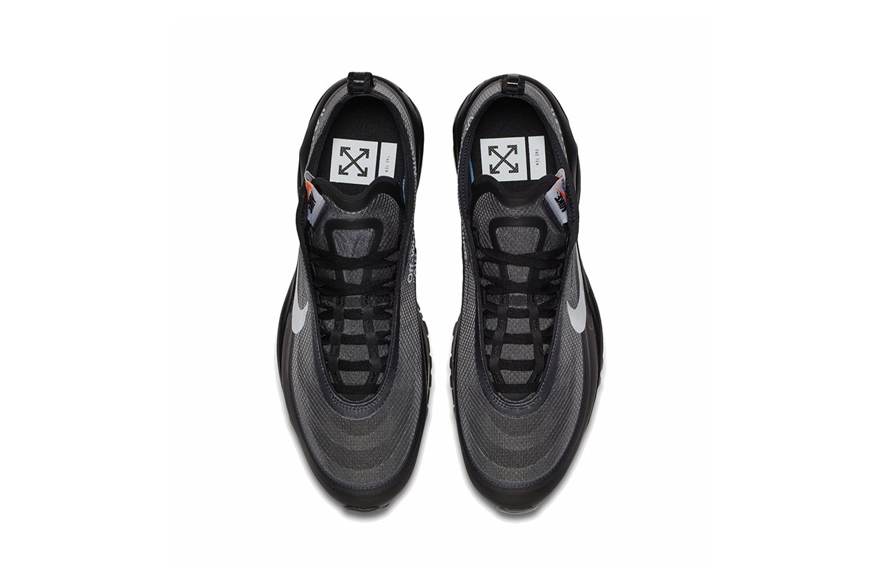 Off-White™ x Nike Air Max 97 全新黑色版本官方圖片釋出