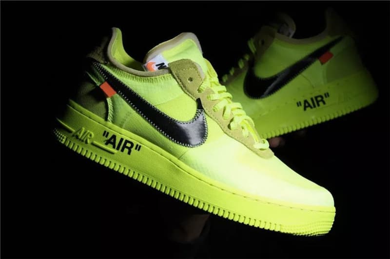 率先近賞 Off-White™ x Nike Air Force 1 Low 全新「Volt」配色