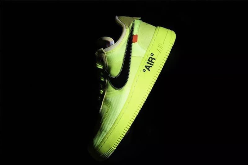 率先近賞 Off-White™ x Nike Air Force 1 Low 全新「Volt」配色