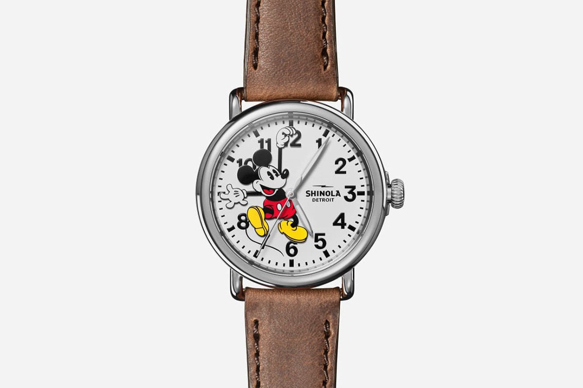 Shinola 與 Disney 推出 Mickey Mouse 90 週年別注腕錶系列