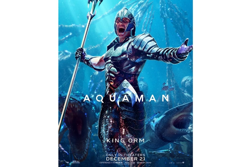 《Aquaman》发布全新官方電影海報