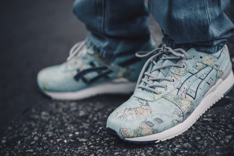 atmos x ASICSTIGER 聯名 GEL-Lyte III「Worldmap」配色即將上架