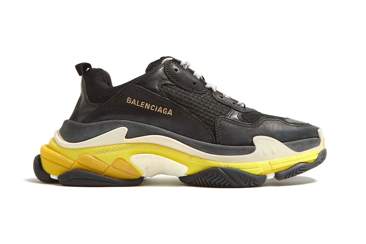 Balenciaga Triple S 全新黑黃配色上架