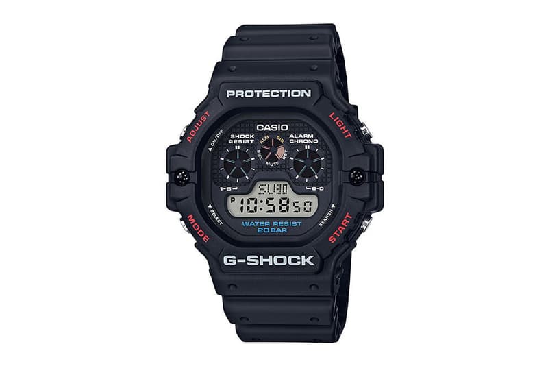 G-SHOCK 經典型號 DW-5900 重新上架