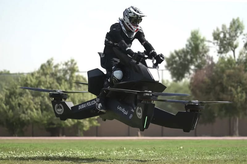 迪拜警方再添全新警用座駕 Hoverbike