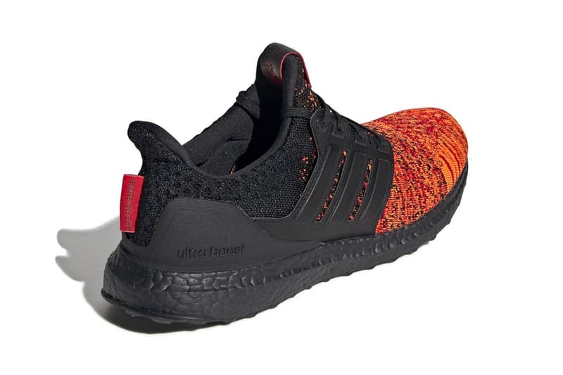 《Game Of Thrones》x adidas UltraBOOST「House Targaryen」黑紅配色官方圖片釋出