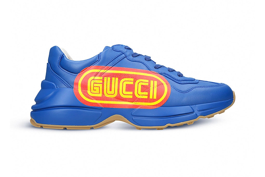 Gucci 復古運動鞋 Rhyton Sneaker 全新藍色版本上架
