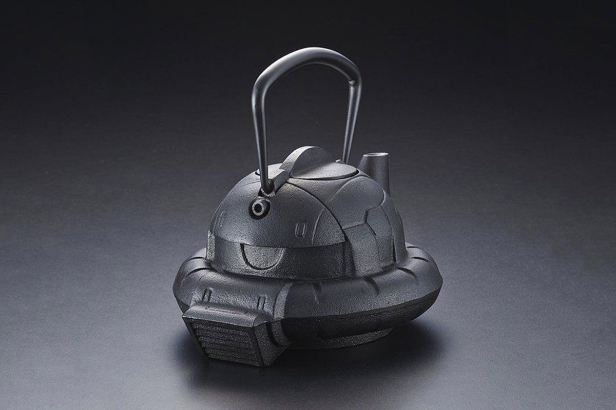 南部鐵器鑄製 ZAKU 頭造型生鐵茶壺