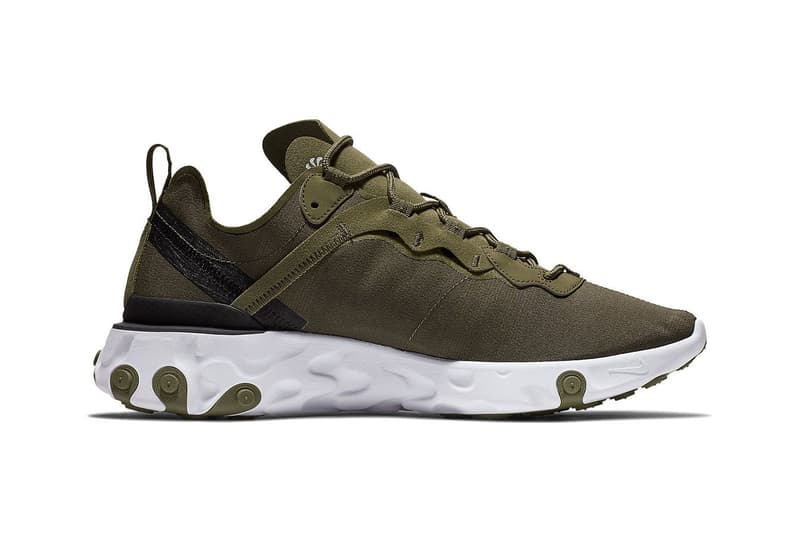 搶先預覽 Nike React Element 55 全新「Olive」配色